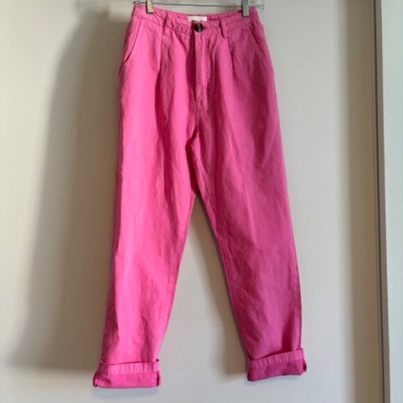ROLLA'S  Horizon Linen Pant Pink - Size 26 RARE FIND - Picture 4 of 8